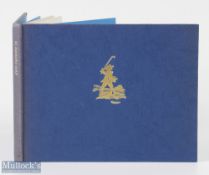 David Hamilton signed - "Early Golf at St Andrews" publ'd in 1987 no. 242/350 ltd ed copies, blue