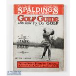 James Braid (2) - "Golf Guide - How to Play Golf" Revised Edition Spalding's Athletic Library Vol.