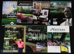 1999-2016 Masters Official Journal to include years of 1999, 2000, 2002, 2004, 2005, 2006, 2015,