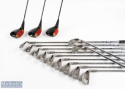 Ping Karsten II 'Toe Heel Balance' Irons (14) irons all black dot, features 1, 2, 3, 4, 5, 6, 7,