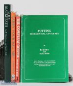 Collection of David Stirk's Signed Golf Books (4) - rare "Putting - The Essential, Gentle Art" 1st