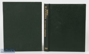 Very Rare Henderson & Stirk signed leather bound Golf Book - "Royal Blackheath" 1st edition 1981 no.