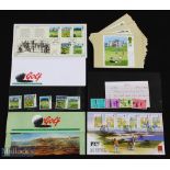 Collection of Golfing Anniversary First Day Issues and Postcards - to include The 250th
