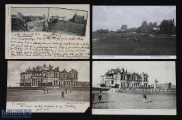 Collection of various early Tom Morris St Andrews Golfing Postcards (4) - to incl Wrench Series
