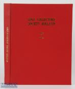 Golf Collectors Society (USA) Special Bound Volume of the "Society Bulletin" from 1983 to 1985 -