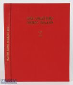 Golf Collectors Society (USA) Special Bound Volume of the "Society Bulletin" from 1976 to 1979 -