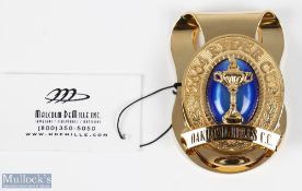 2004 Official Ryder Cup Presentation Gilt Embossed and Engraved Players/Official Money Clip - played