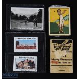 Collection of Golfing Ephemera (4) to include Harry Weetman Flick-A-Book demonstrating Drive and 7-