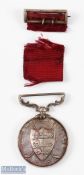 Scarce 1898 Great Yarmouth Golf Club "The Young Cup" silver medal - complete with swivel bar and the