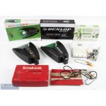 Selection of Golf practice aids/games (4) featuring Smakbak Captive golf with Dunlop 65 ball, Biffit