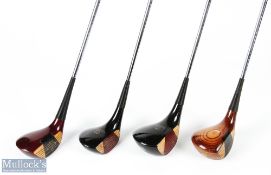 Henry Cotton Personal Collection of Golf Woods (4) - to incl 2x Nicoll Maestro Henry Cotton