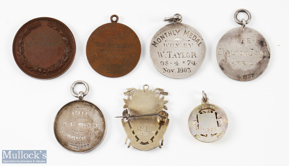 Collection of various London Golf Clubs silver and bronze medals from 1896-1920 (7) - Ranelagh - Image 2 of 2