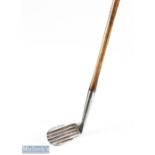 JP Cochrane & Co Edinburgh deep grooved back spin style mashie niblick - fitted with a good full