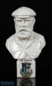 Fine and large Tom Morris St Andrews Head and Shoulder Bust Figure Souvenir Ware - stamped Willow