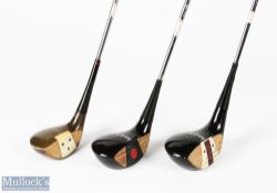 Bobby Locke (4x Open Golf Champion) Personal Collection of Customised Golf Woods - 3x Bobby Locke