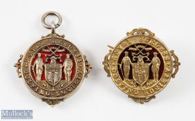 2x Royal Burgess Golfing Society of Edinburgh (est 1735) Members Medals - both embossed on the