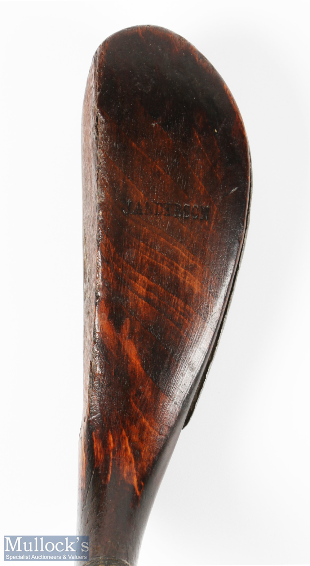 J Anderson St Andrews longnose play club c1875 - head measures 5 5/8" x 1.5/8" x 1" deep - 11" - Image 4 of 7