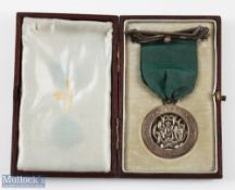 Rare and Interesting Twyford and Shawford Golf Club (est.1891 - WWII) silver medal hallmarked