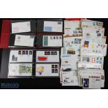 Postal History - First Day Covers carton of GB and overseas first day covers and stamps. Mostly last