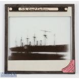 SS Great Eastern Steamship 1880s glass slide photograph - quality photograph showing the ship