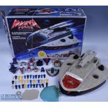 Manta Force Battle Force Command Ship 1986 Bluebird Vintage Playset with Figures, in original box,