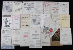 Theatre programmes. Group of approx. 26 vintage theatre programmes 1930-1960, mainly The Old Vic,