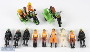 1974 Fisher Price Adventure job lot, action figures motorbikes aliens (11)