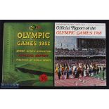 Official Report of The Helsinki Olympic Games 1952 - A large and informative souvenir booklet with