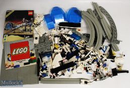 Toys/Figures Selection - c1980 Lego Space Sets, collection with mini figures, instructions, base