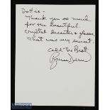 Entertainment - Hollywood - Bruce Dern, als thanking his correspondent for a 'beautiful crystal