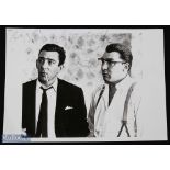 Reg Kray - Autograph A4 photocopy of the Kray twins signed by Reg on the image