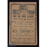 Steam Engines & Agricultural Equipment. Manufactured by West & Company, Devon's Road, Bow, London E.