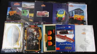 1970-2000 Collection of OO Gauge Train Railway catalogues, brochures etc - with makers of Lima,