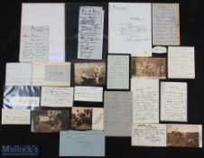 Art - fine group of autograph letters and other autographic pieces by artists including: Cecil