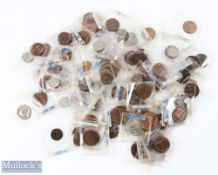 1906-1967 British Copper Coins selection a selection of British coins to include halfpenny, pennies,