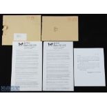 1971 Beatles Fan Club Letters posted April 22nd, 1971, in original envelope, plus August 1971