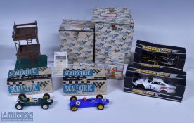 Scalextric Classic Cars Track Accessories, a lot of used Scalextric, to include Escort Mexico