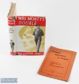 I Was Monty's Double signed by author M E Clifton James 1955 3rd impression with D/J F-G, plus