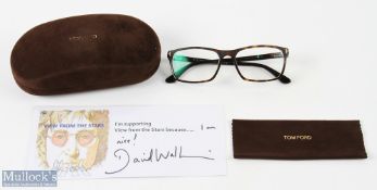 David Walliams Tom Ford Glasses, these were sold at auction for the charity View from the stars -