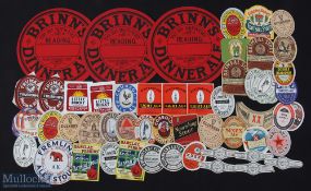 Beer Bottle Labels from Southern England. Mainly c1890s-1950s - mostly the Oval labels of the