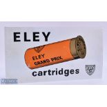 c1960 Original Eley Grand Prix Shotgun Cartridges Shop Advertising Metal sign a double-sided metal