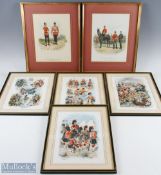 British Military Prints to include 4x Scottish Regiment prints by Harry Payne, 2x R Simkin the
