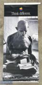 1990s Mahatma Gandhi Apple Think Different Large Poster size 160cm x 70cm approx.