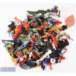 c1980 Vintage Action Figure Weapons, Missiles, Accessories spare parts, A mixed bag in need of