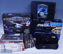 Sega Mega Drive Collectables - to include a boxed Mega CD drive MK 4100-52 (no games with it), a