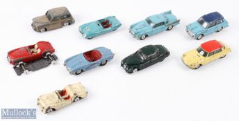 Corgi Diecast Toy Cars a selection of play worn models - to include Studebaker golden hawk,