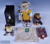 Steiff and Merrythought collectors Teddy Bears, to include a Steiff Golf Bear limited edition with