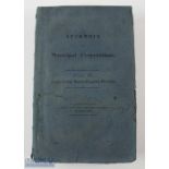 Municipal Corporations Eastern & North Western Circuits Pt IV: Government Blue Book 30th March 1835.