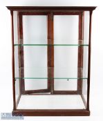 Period Bakers Shop Display Cabinet - Makers Label for The United Yeast Co Bristol, has 2 glass