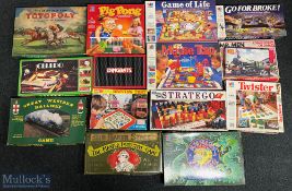 A collection of Vintage Board Games, Jigsaws and Games to include MB games of pig pong, mouse